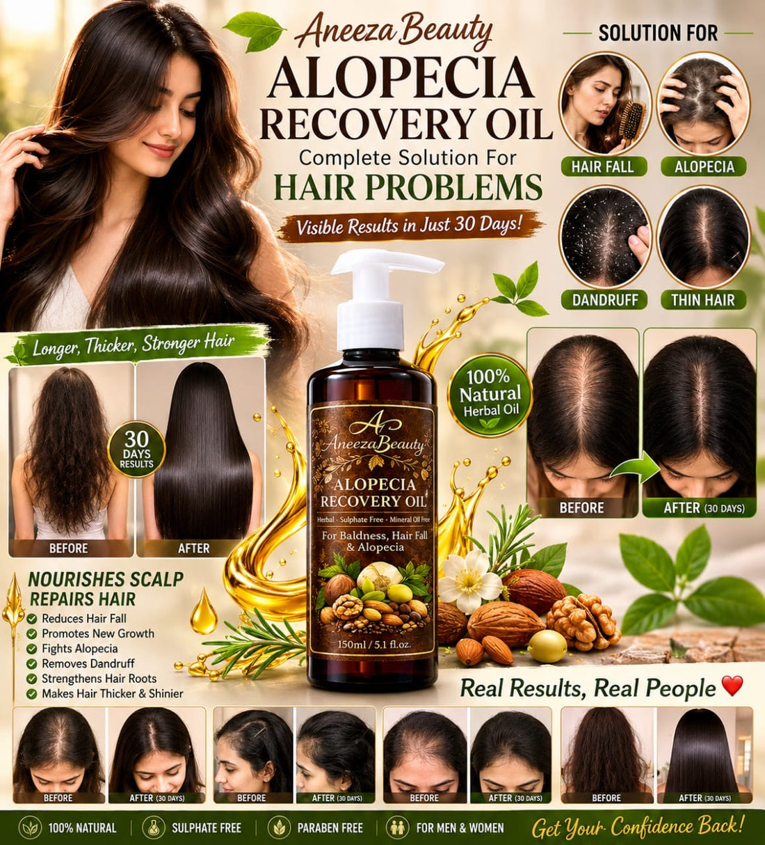 Aneezabeauty Alopecia Recovery Oil product promotional image