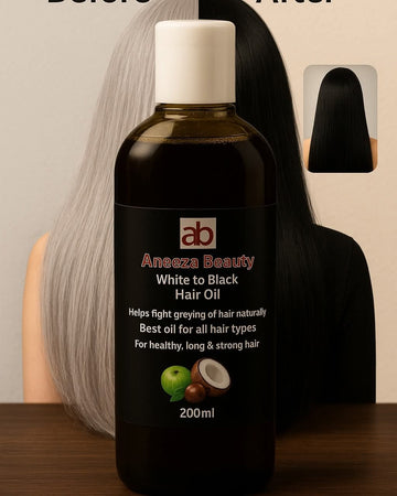 AB White to Black Hair Oil