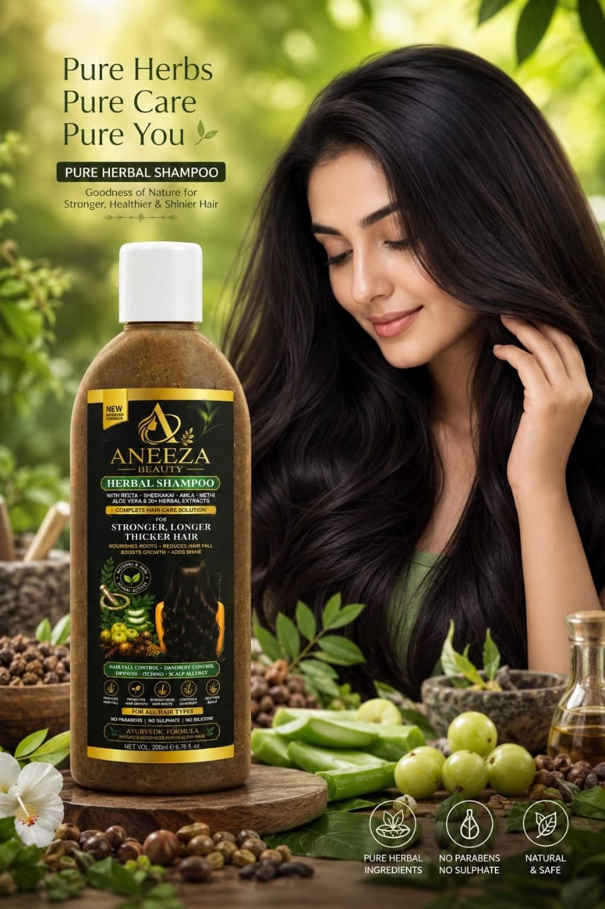 Aneezabeauty Herbal Shampoo bottle